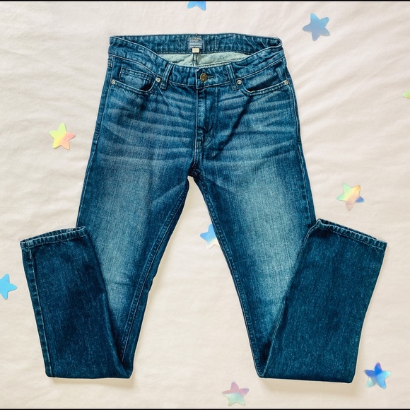 J. Crew Straight Leg Dark Wash Jeans - Picture 3 of 7